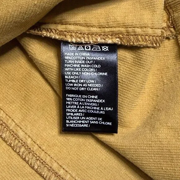 Urban Outfitters BDG Size Small Snap Front Mini Skirt A-Line Mustard Boho - Picture 9 of 10